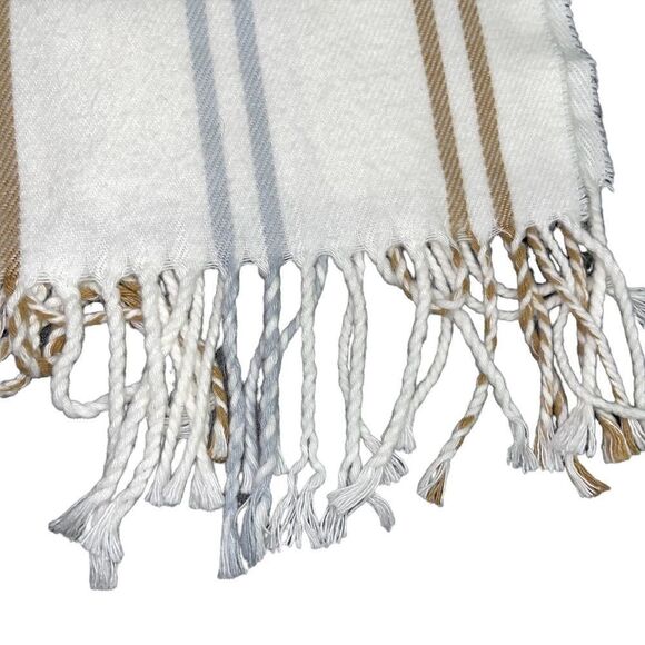 Cejon Grid Pattern Scarfs Made in Italy 100% Acrylic - Picture 2 of 3